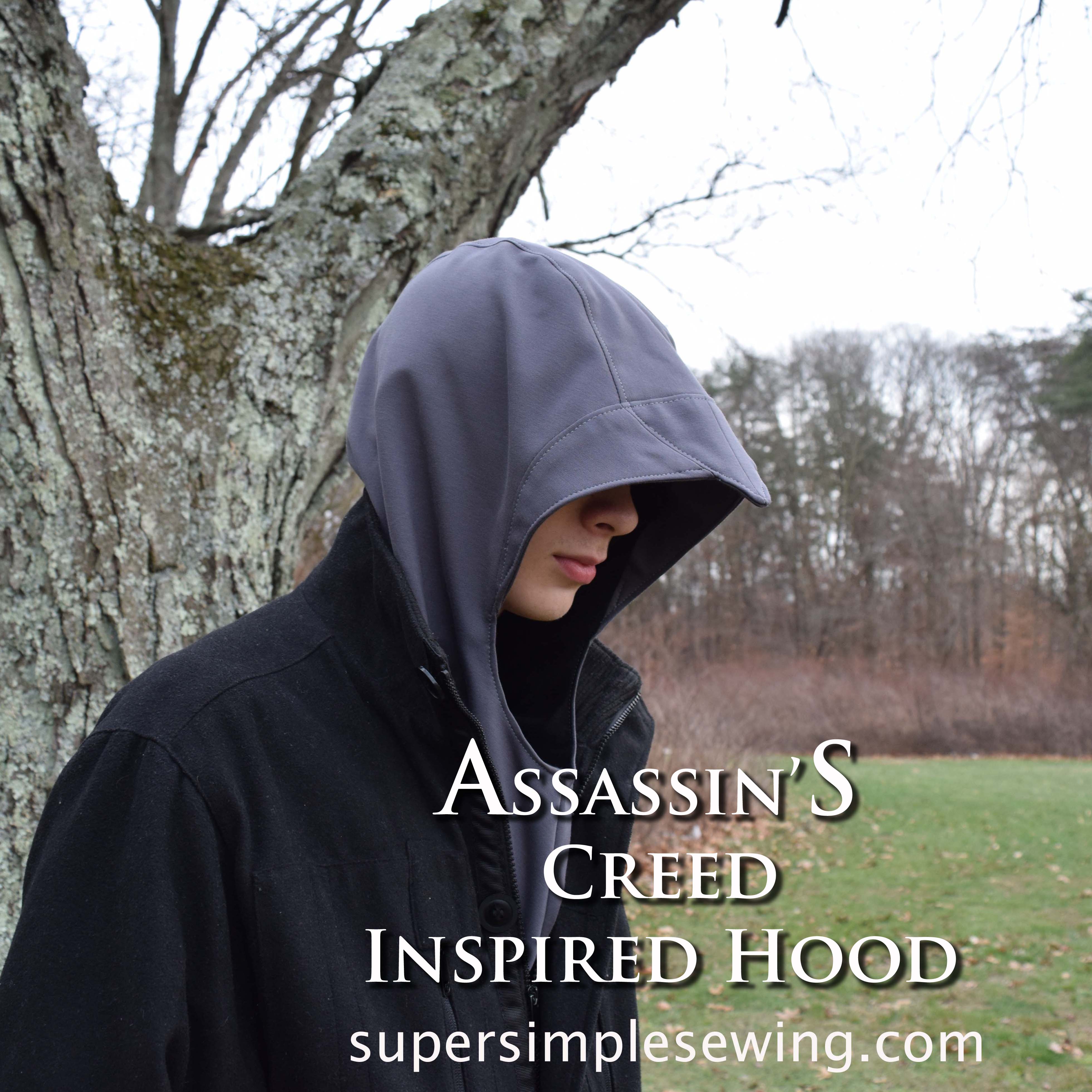 Assassin’s Creed Inspired Hood Sewing Pattern