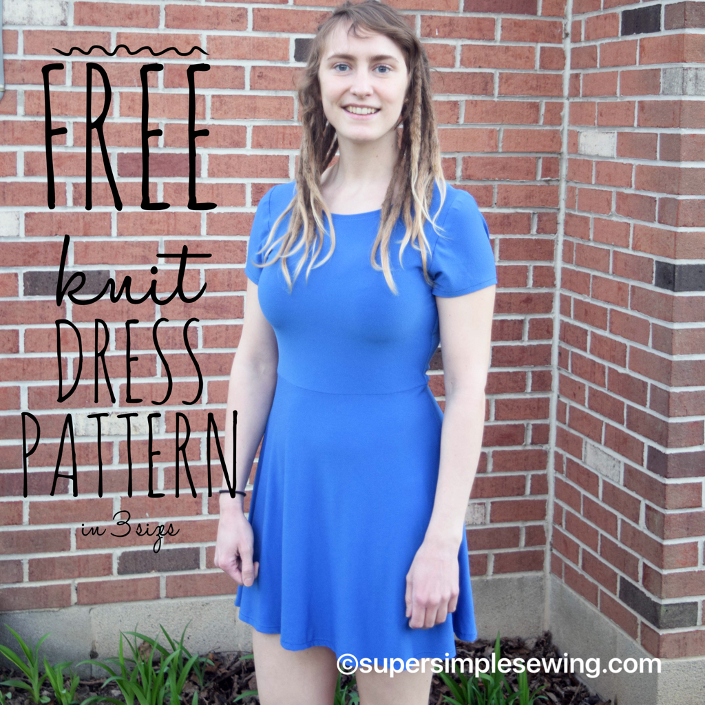 Free Knit Dress Pattern in 3 Sizes, Tips For Knits